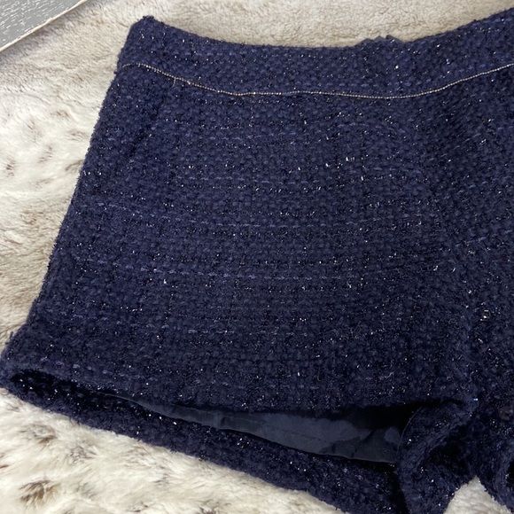 Monteau textured shorts small sparkly glam party beach euro summer vacation - Picture 4 of 10